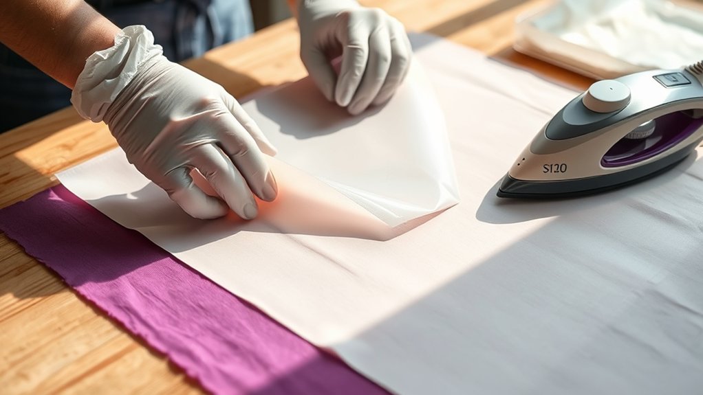 protect fabric during removal