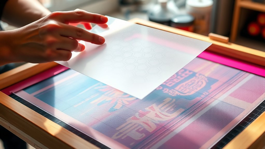 registering fabric screen designs