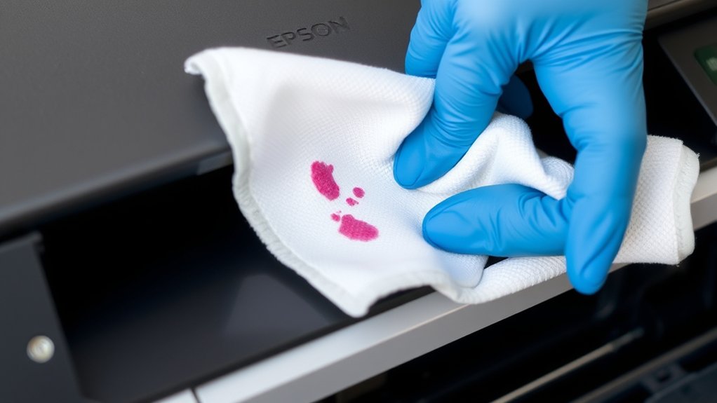 remove ink from epson