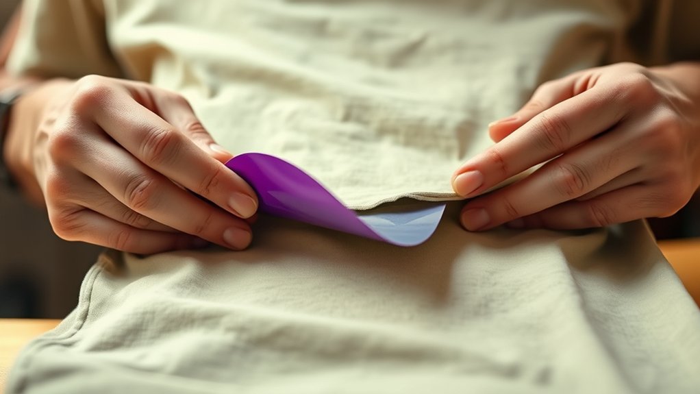 removing heat press vinyl