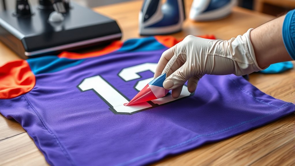 removing numbers from jersey