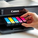 replace ink canon printer