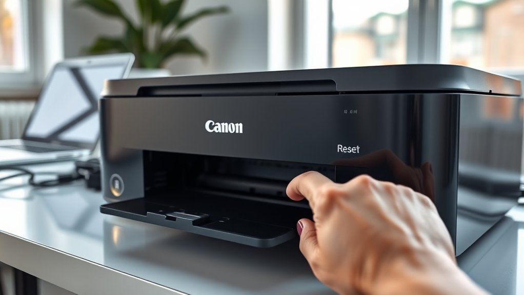reset canon printer instructions