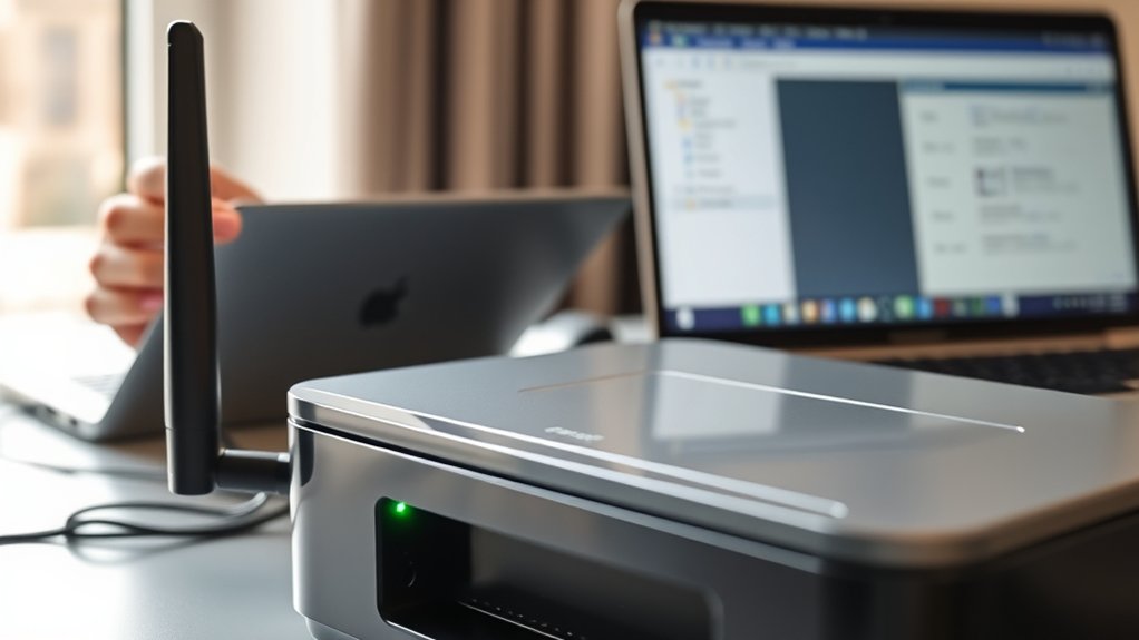 restart router and printer