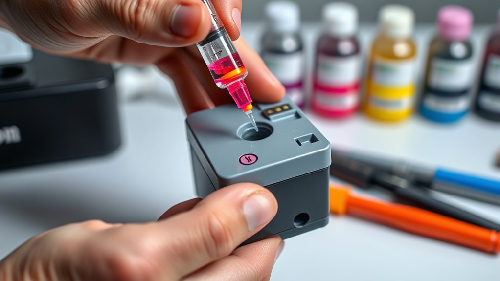 safe canon ink refilling