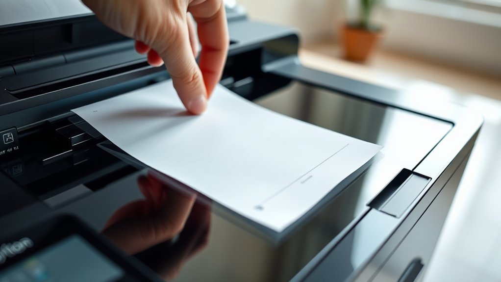 scanning documents using printer