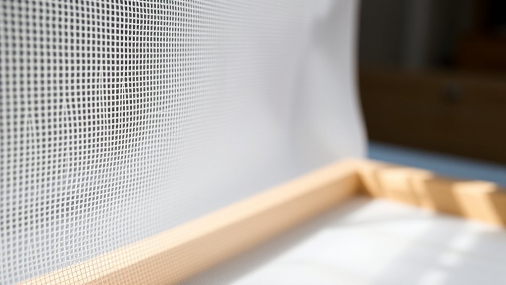 screen material impact quality