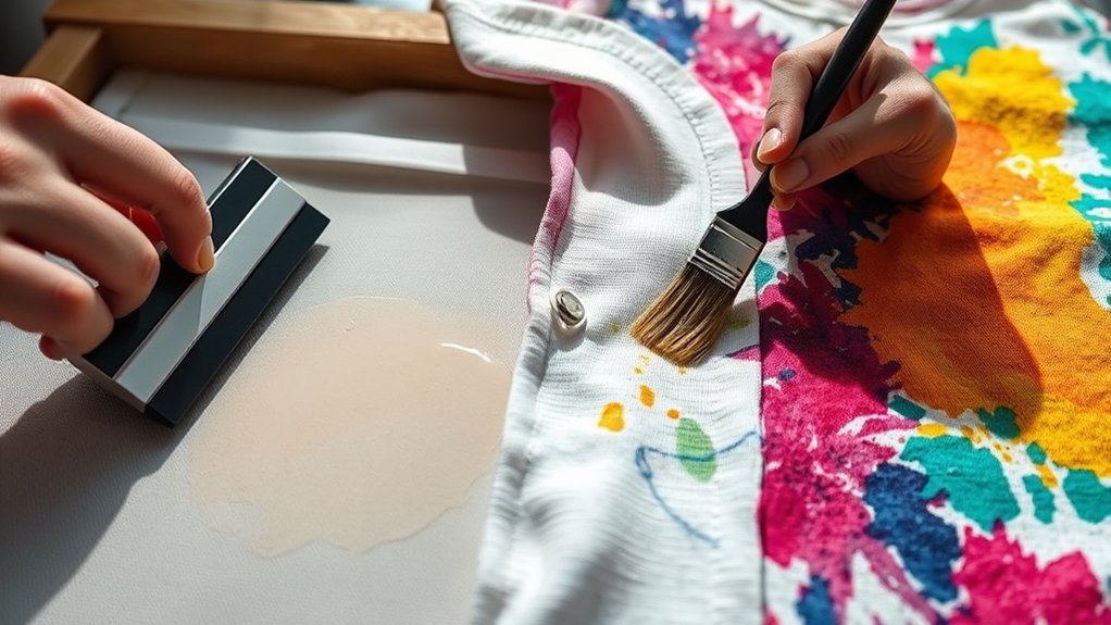 screen printing vs fabric paint