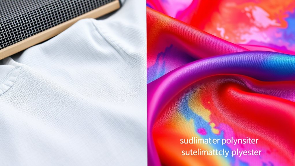 screen printing vs sublimation materials