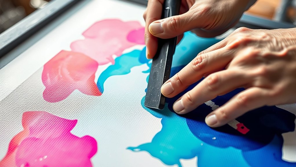 screenprinting color layering process