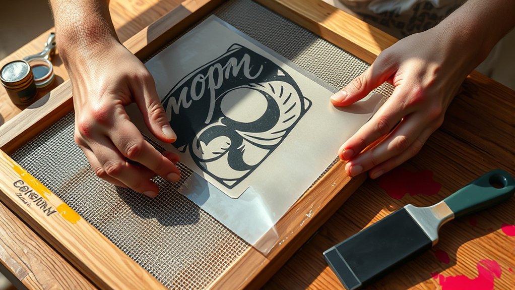 screenprinting design preparation process