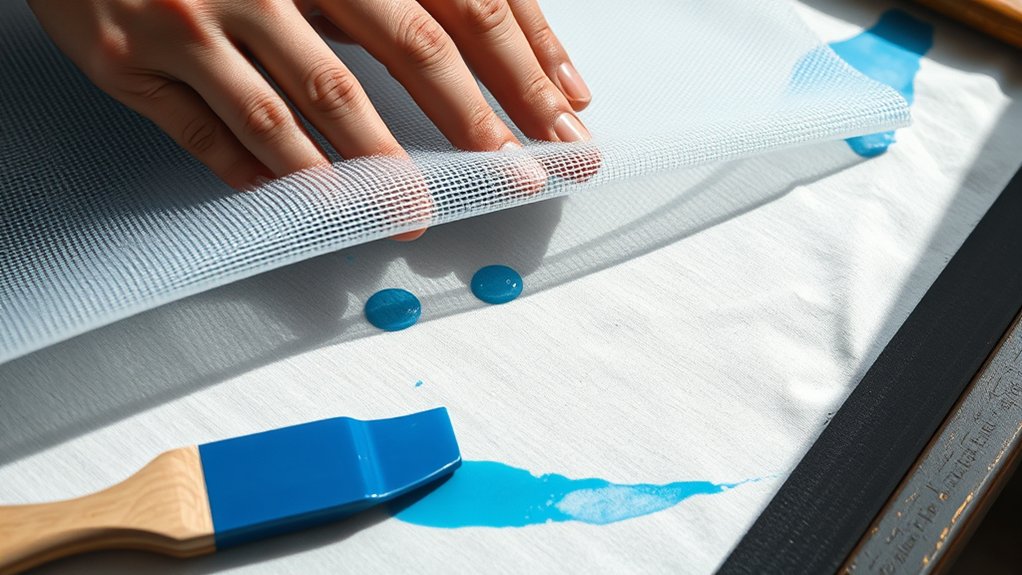 screenprinting ink transfer process