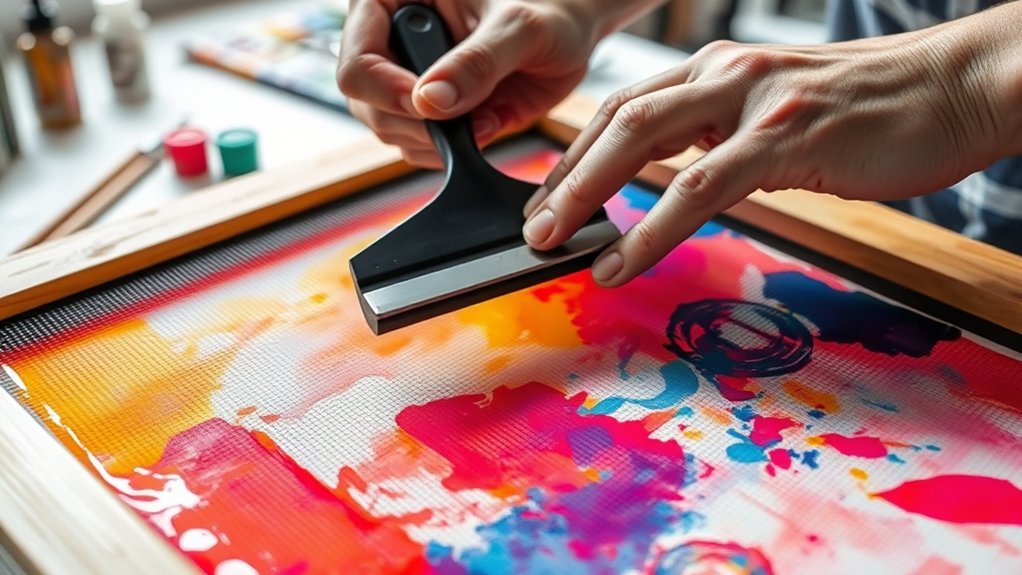 screenprinting technique in art
