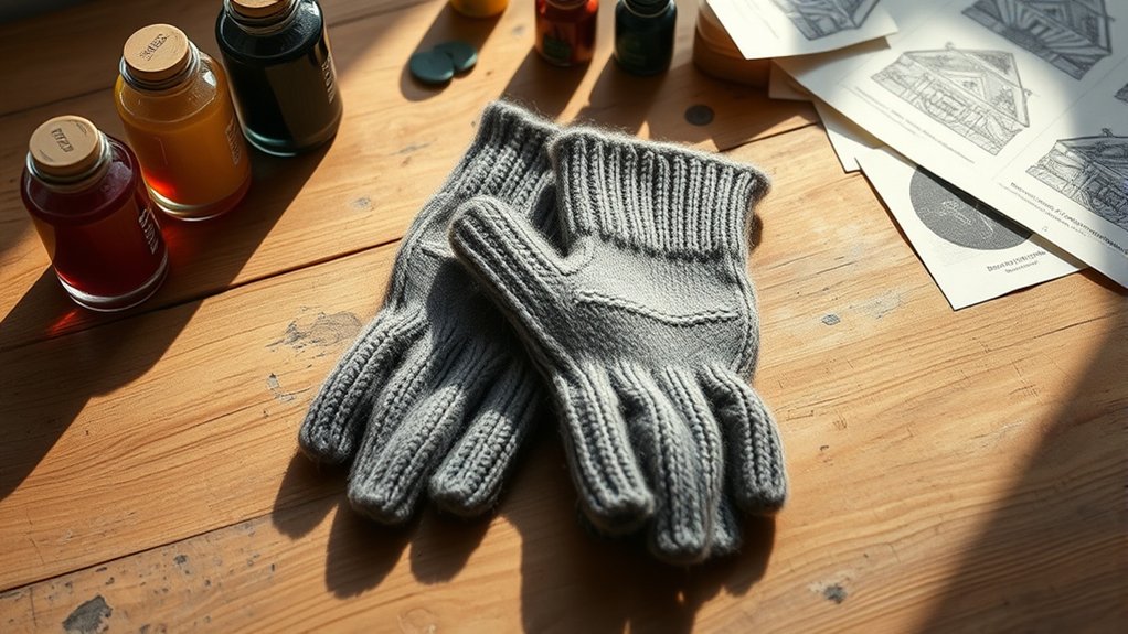 screenprinting wool gloves costs