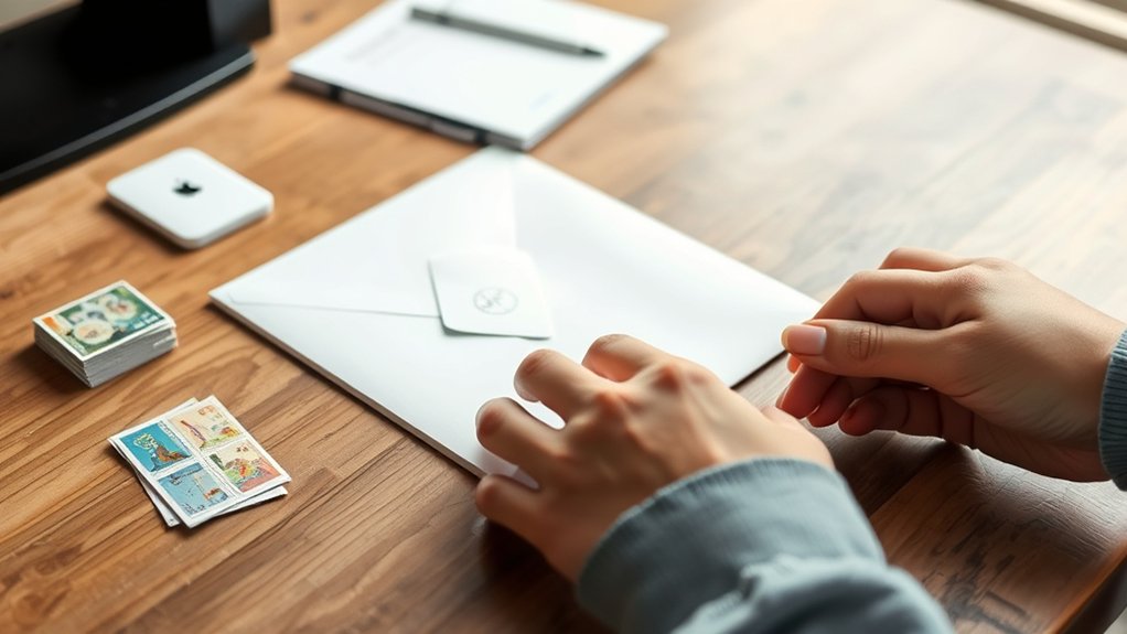 securely mail your envelope