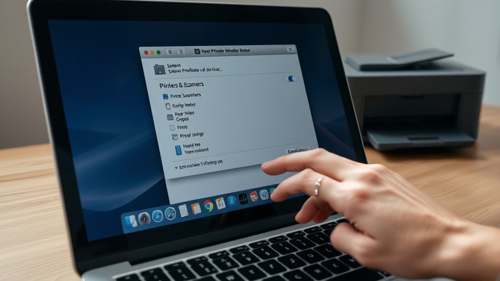 set default printer mac