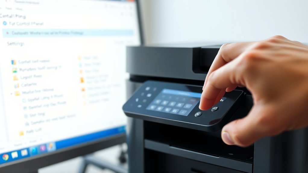 set default printer options