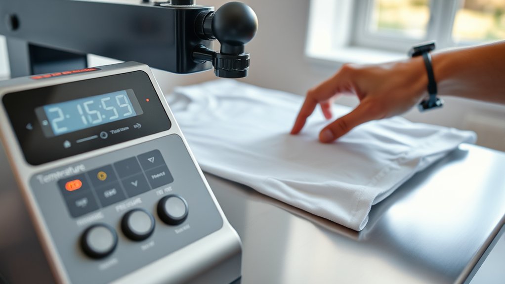 set temperature pressure time