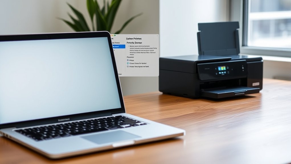 set up network printer