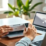 setting up a wireless printer