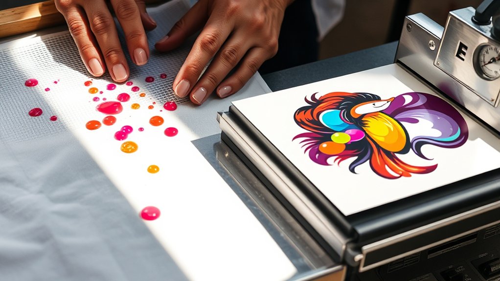 silk screen printing process