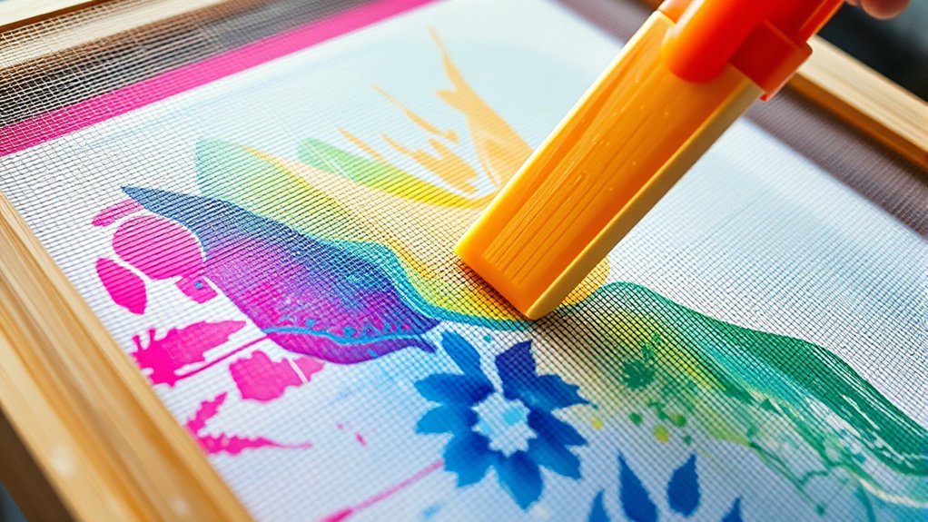 silk screening for vibrant prints