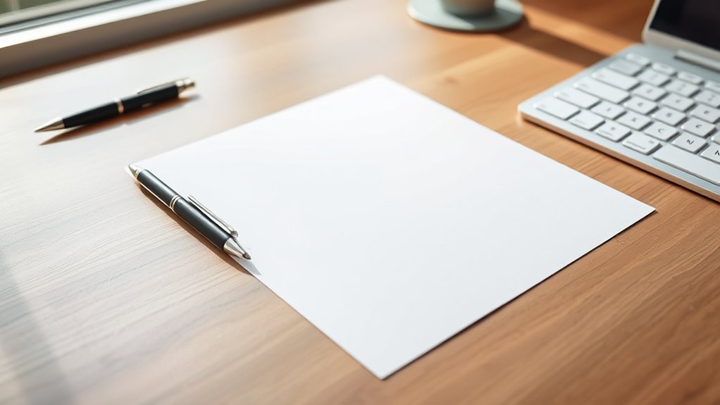 standard printer paper dimensions