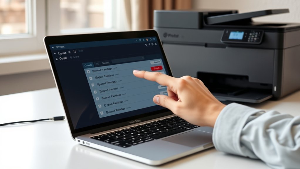 streamline printer queue management