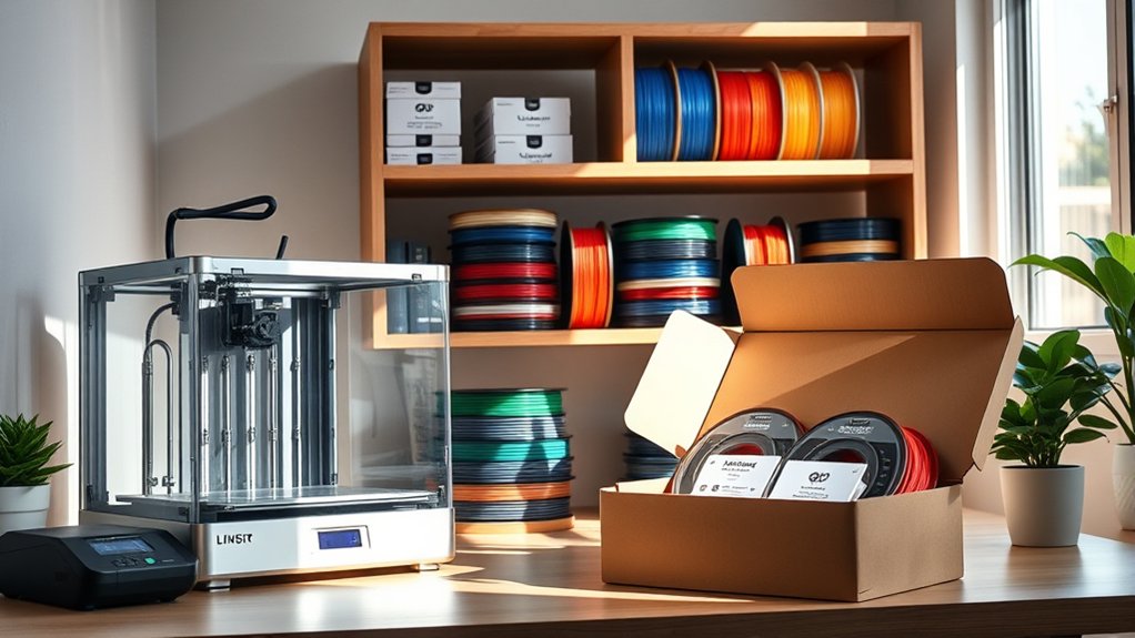 streamlined 3d filament delivery