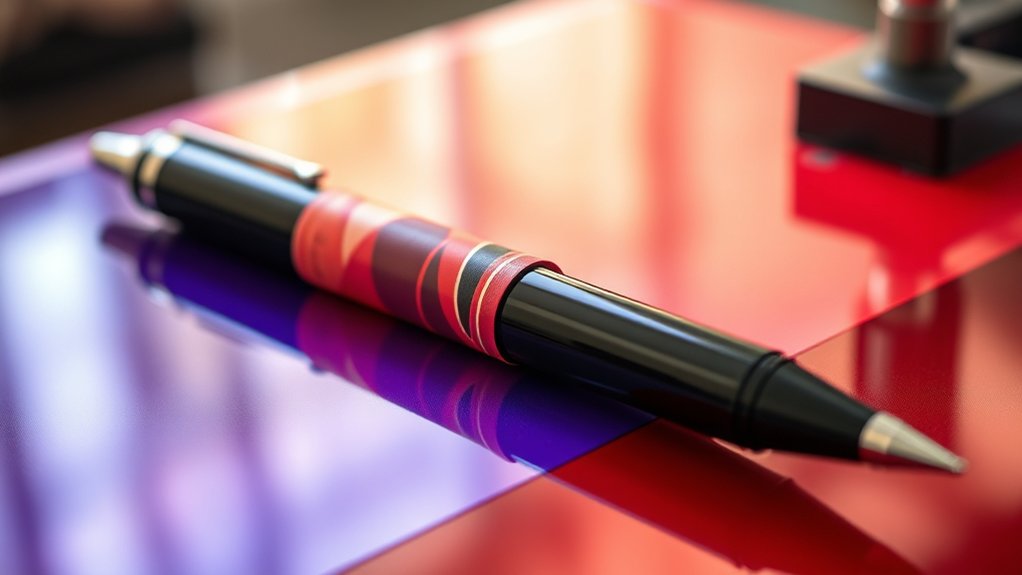 sublimate pens with precision