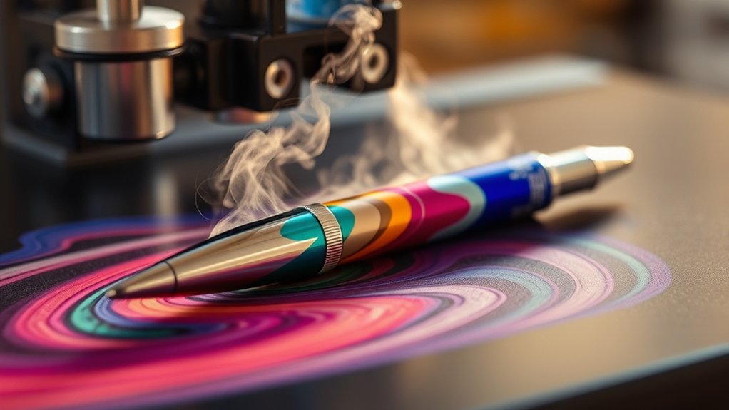 sublimation process for pens