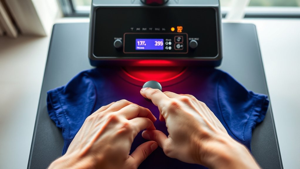 temperature pressure time settings