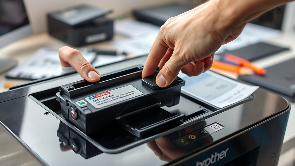 toner replacement troubleshooting steps