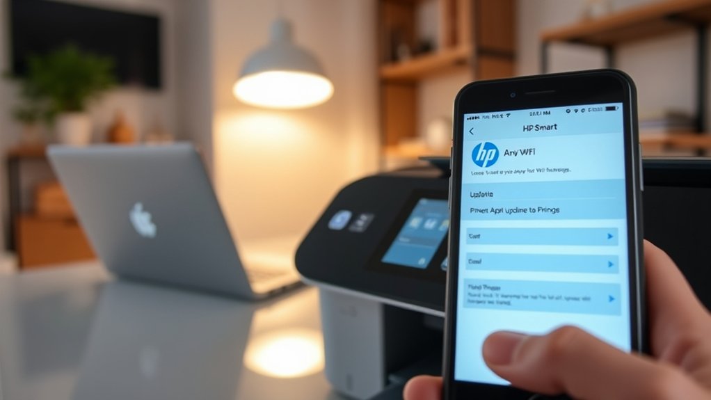 update hp printer wi fi