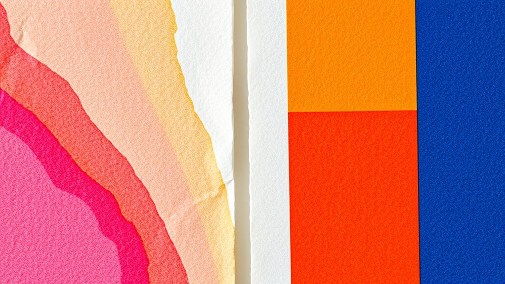 vibrant colors texture differences